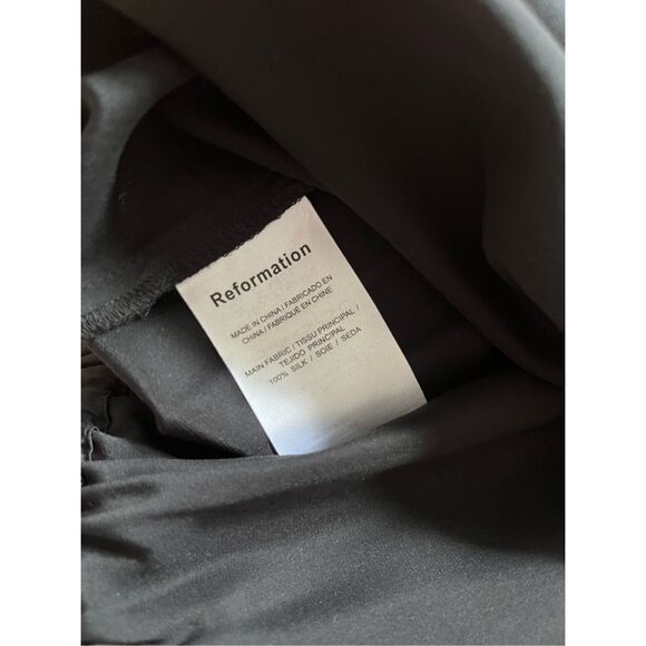 Reformation Black Silk Pants Size M - Picture 7 of 7